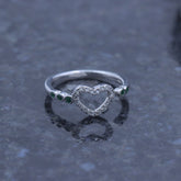 Open Heart Adjustable  Ring